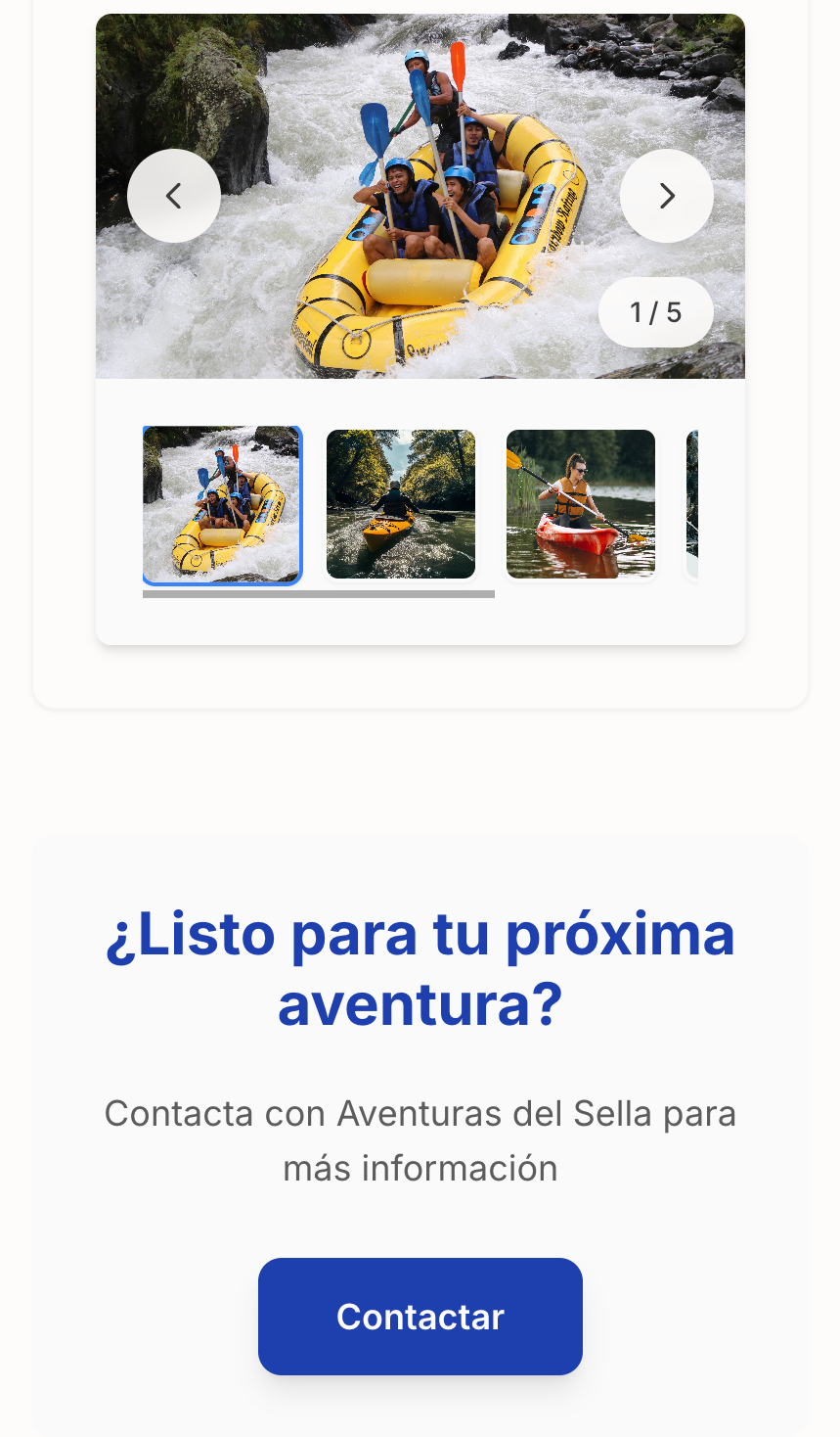 Aventuras del Sella - Landing mobile - Image 5